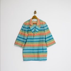 70’s pastel lightweight blazer